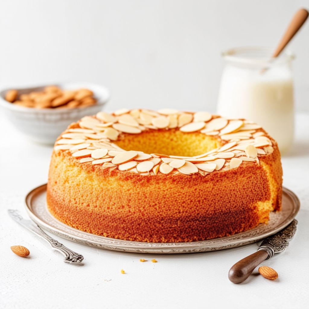 Portugiesischer Mandel-Delight-Kuchen