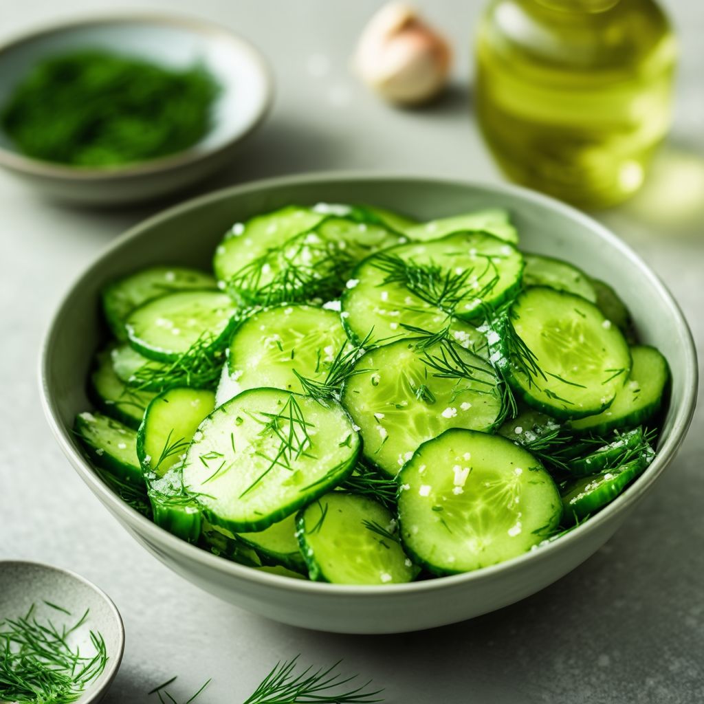 Insalata di Cetrioli e Aneto Rinfrescante