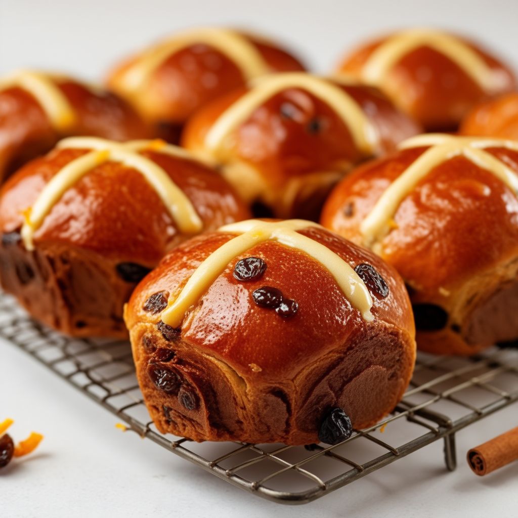 Enhanced Spiced Hot Cross Buns