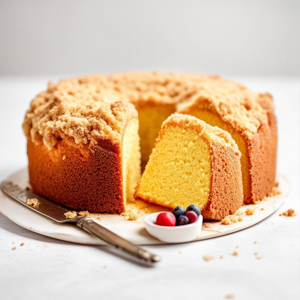 Goldene Krümel-Delight-Torte