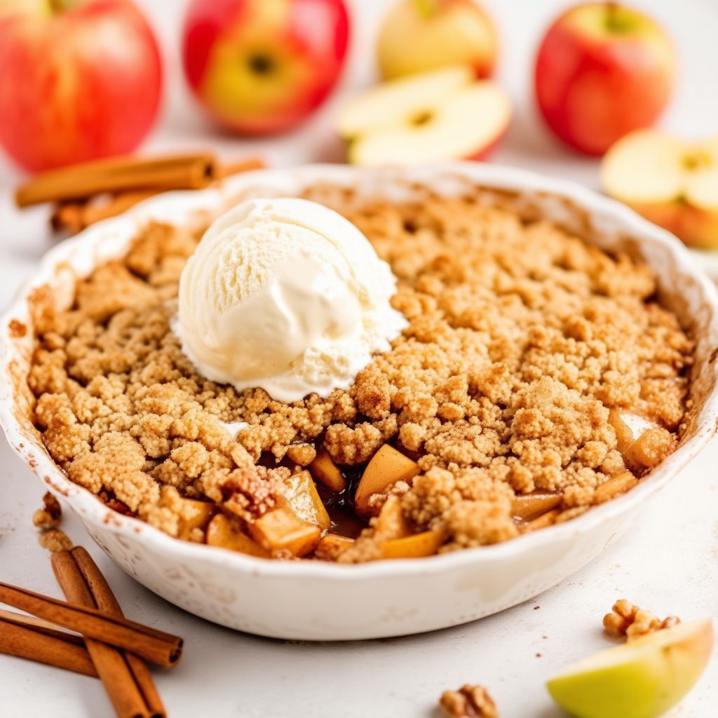 Cinnamon Apple Crumble Delight