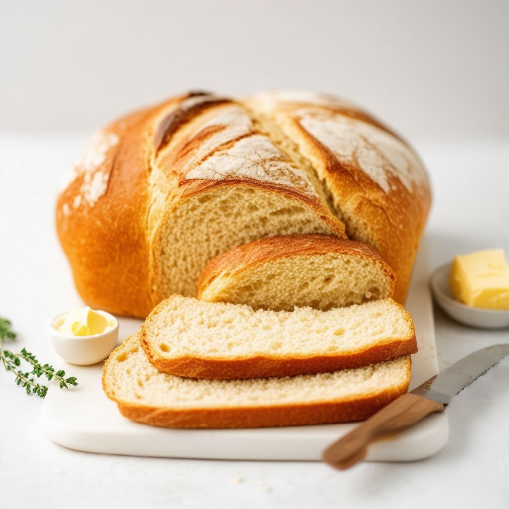 Pane fatto in casa con macchina per il pane