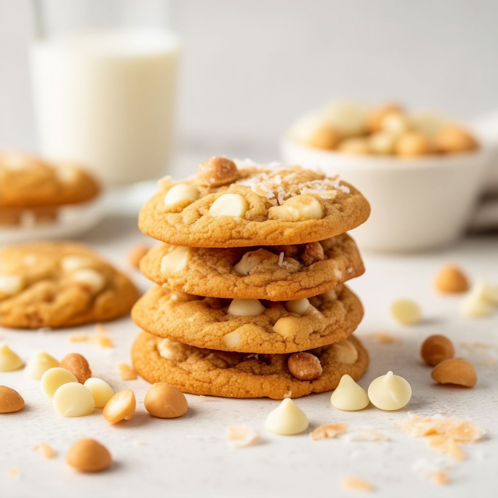 White Chocolate Macadamia Nut Delight Cookies