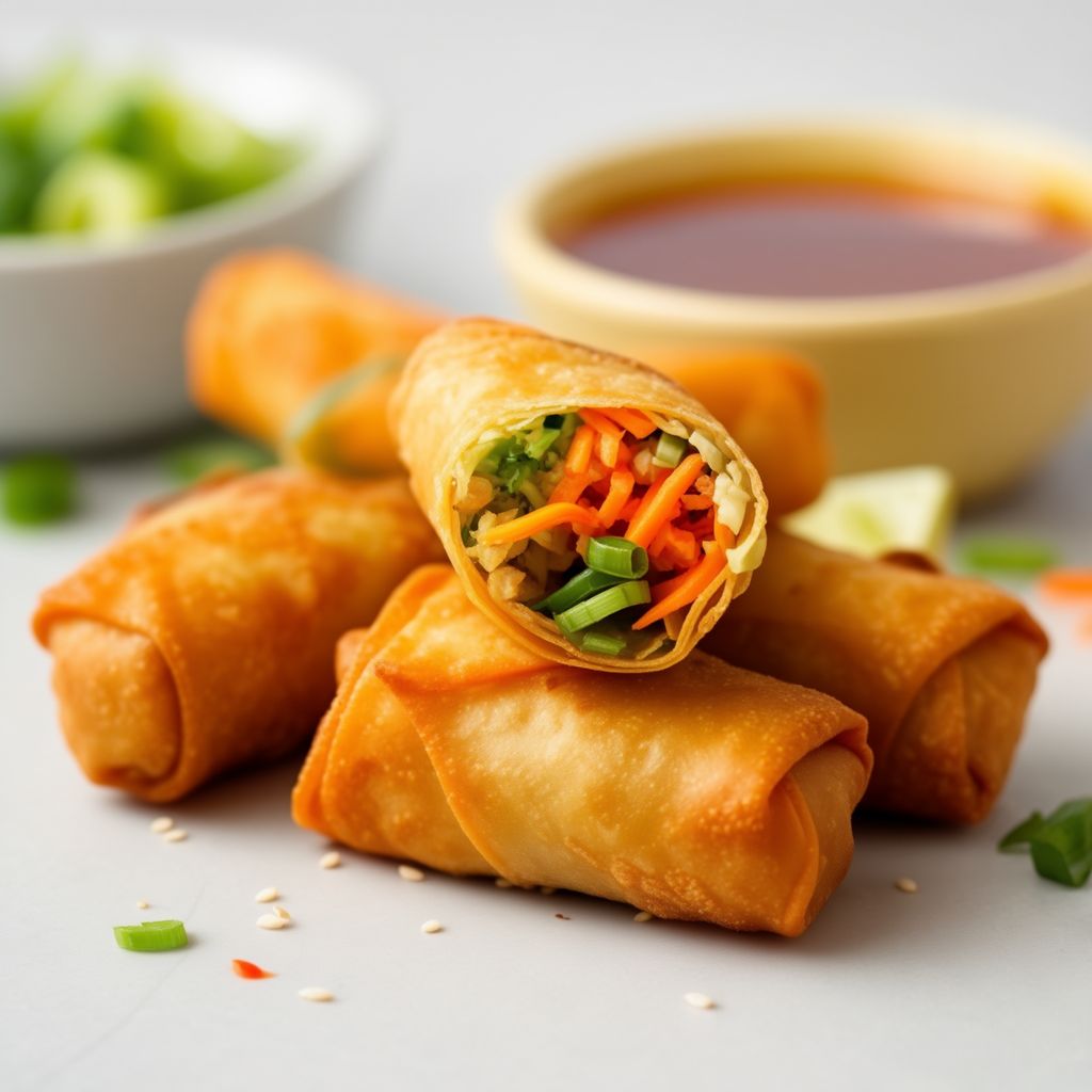 Crispy Vietnamese-Style Spring Rolls