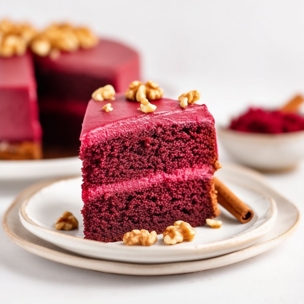 Beet Walnut Delight Cake