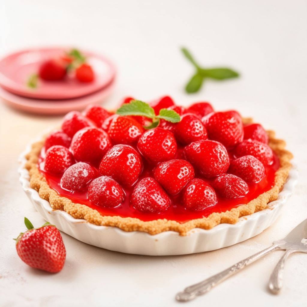 Frischer Erdbeer-Delight-Kuchen