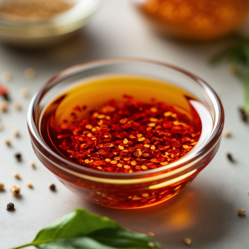 Knoblauch-Ingwer-infused Chiliöl