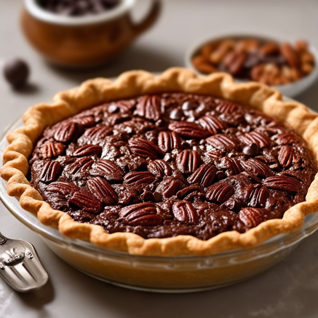 Dekadenter Schokoladen-Pekan-Pie