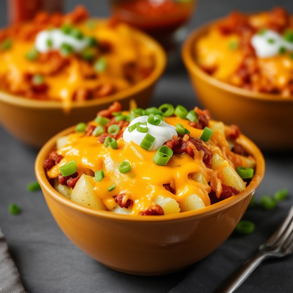 Loaded Fiesta Potato Bowls