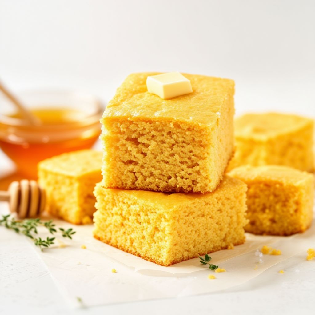 Leckere glutenfreie Maisbrotwürfel