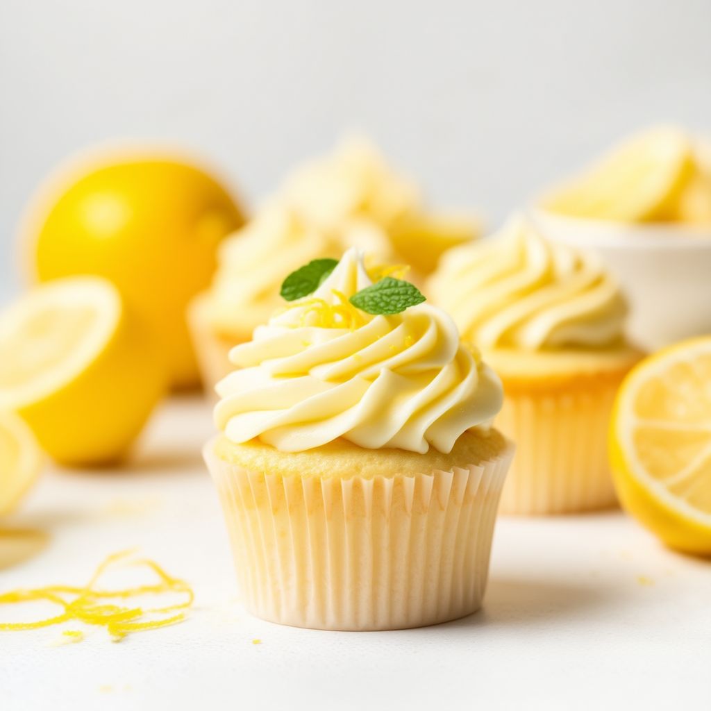 Zesty Lemon Cream Cupcakes