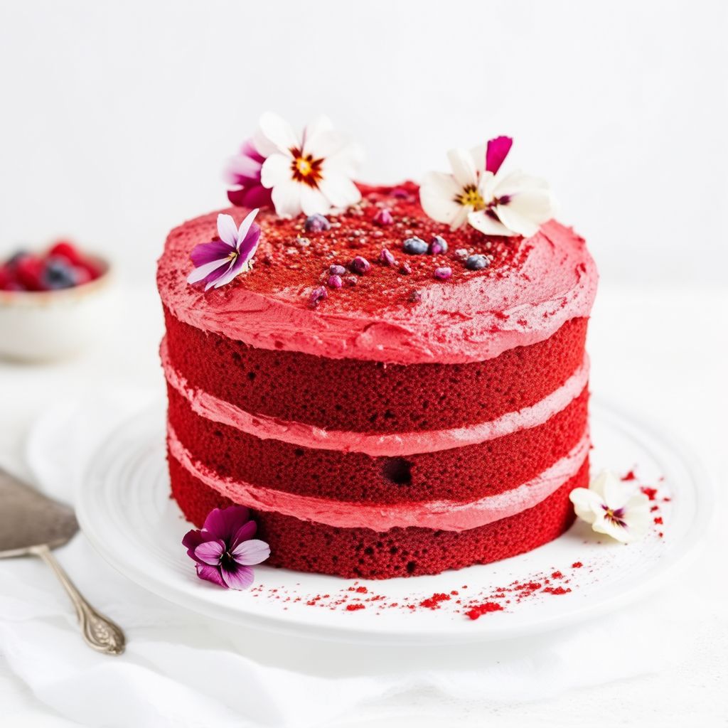 Classic Red Velvet Cake with a Twist