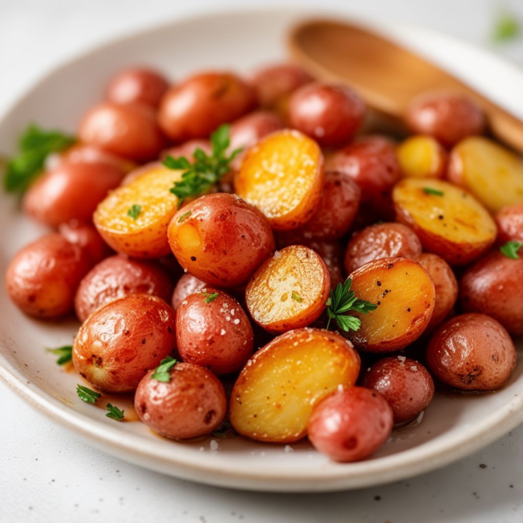 Garlic Herb Roasted Baby Potatoes