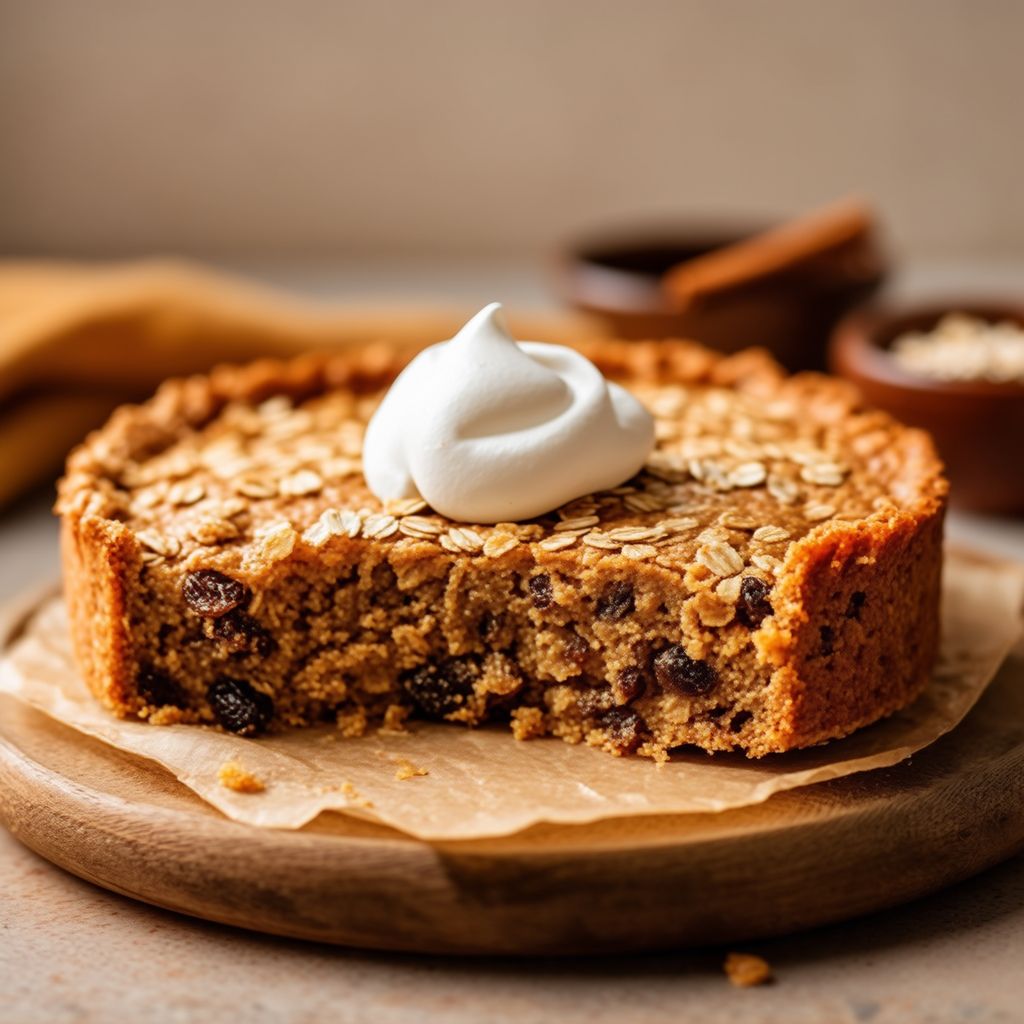 Kauzige Hafer-Rosinen-Torte
