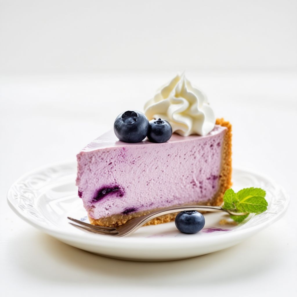 Creamy Blueberry Delight Cheesecake