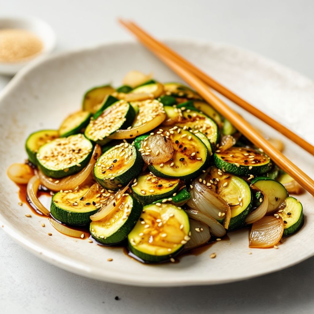 Savory Stir-Fried Zucchini and Onions