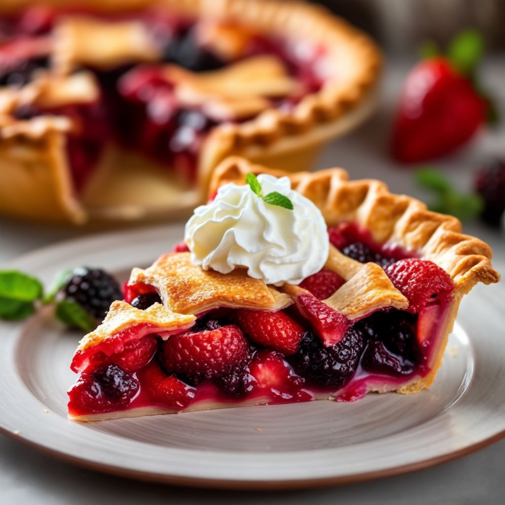 Delightful Mixed Berry Pie
