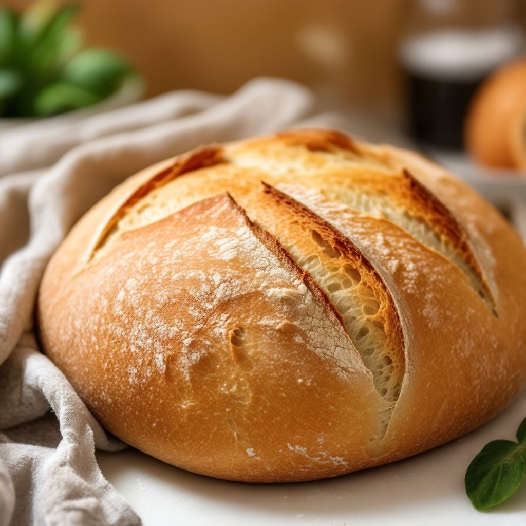 Einfache hausgemachte Brotlaibe