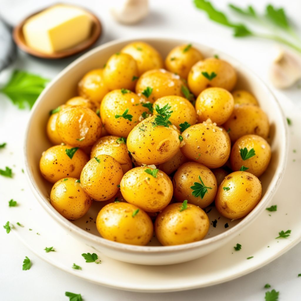 Patate al Burro Aromatizzato all'Aglio
