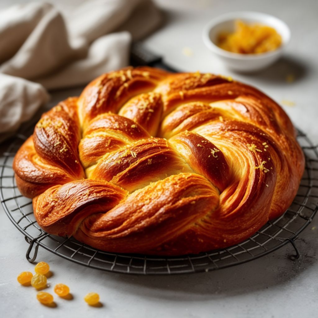 Pane Intrecciato di Natale Ceco
