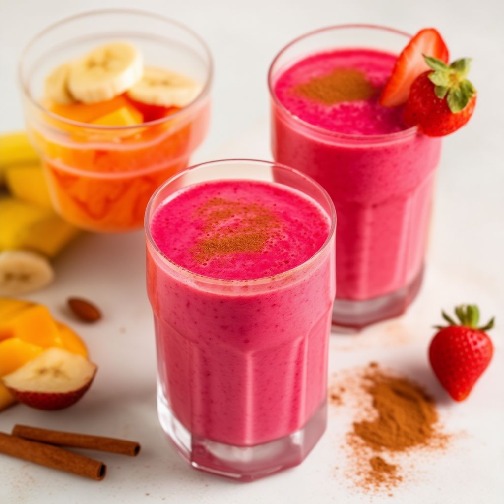 Tropischer Beeren-Smoothie