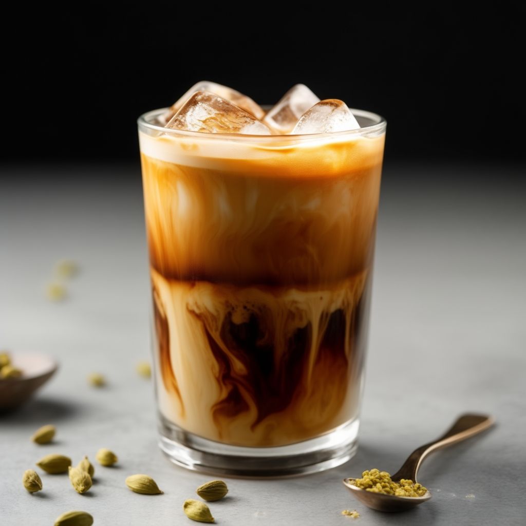 Eisgekühlter Thai-Kardamom-Kaffee-Genuss