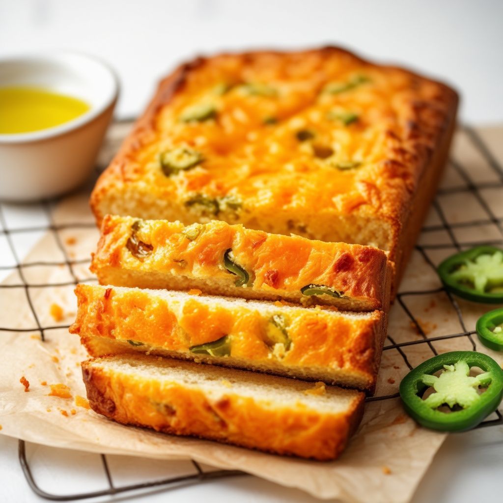 Spicy Cheddar Jalapeño Bread