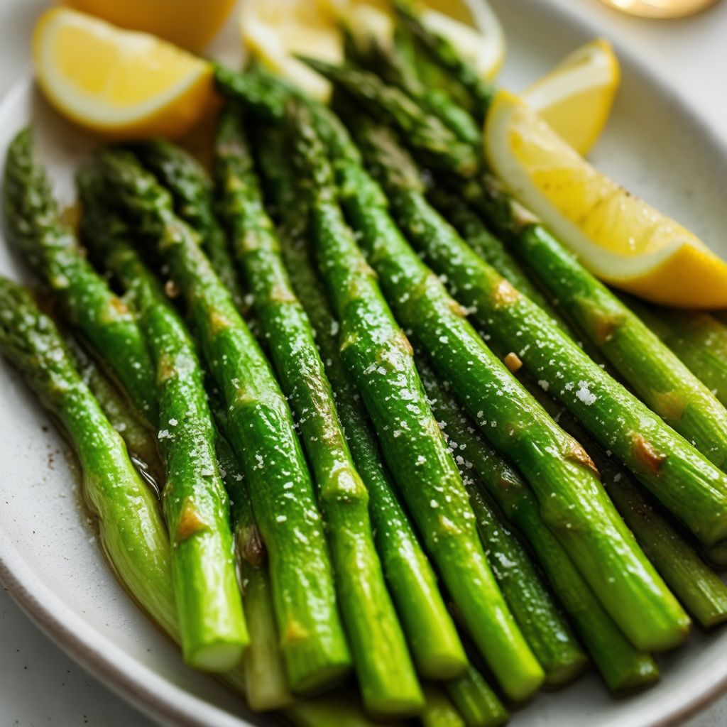 Asparagi Arrosto al Limone e Aglio