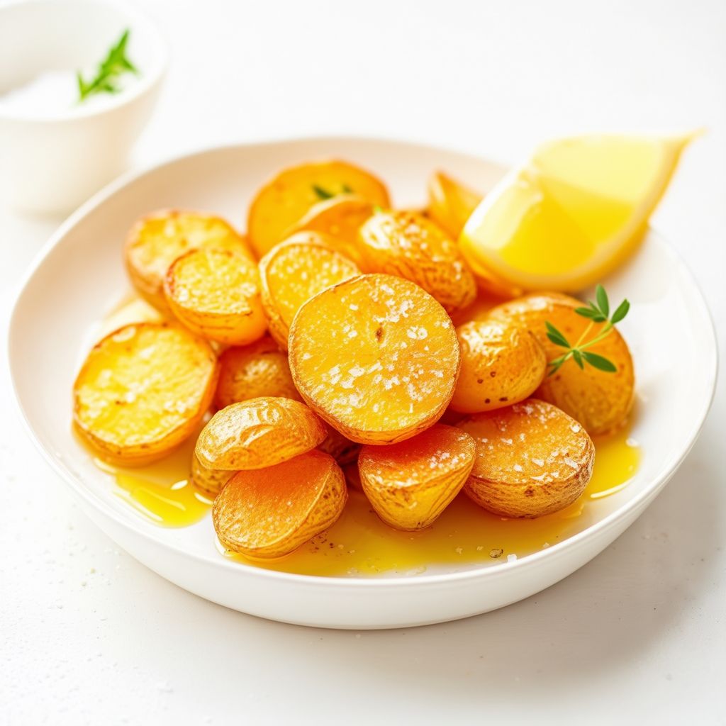 Crispy Lemon-Infused Greek Potatoes
