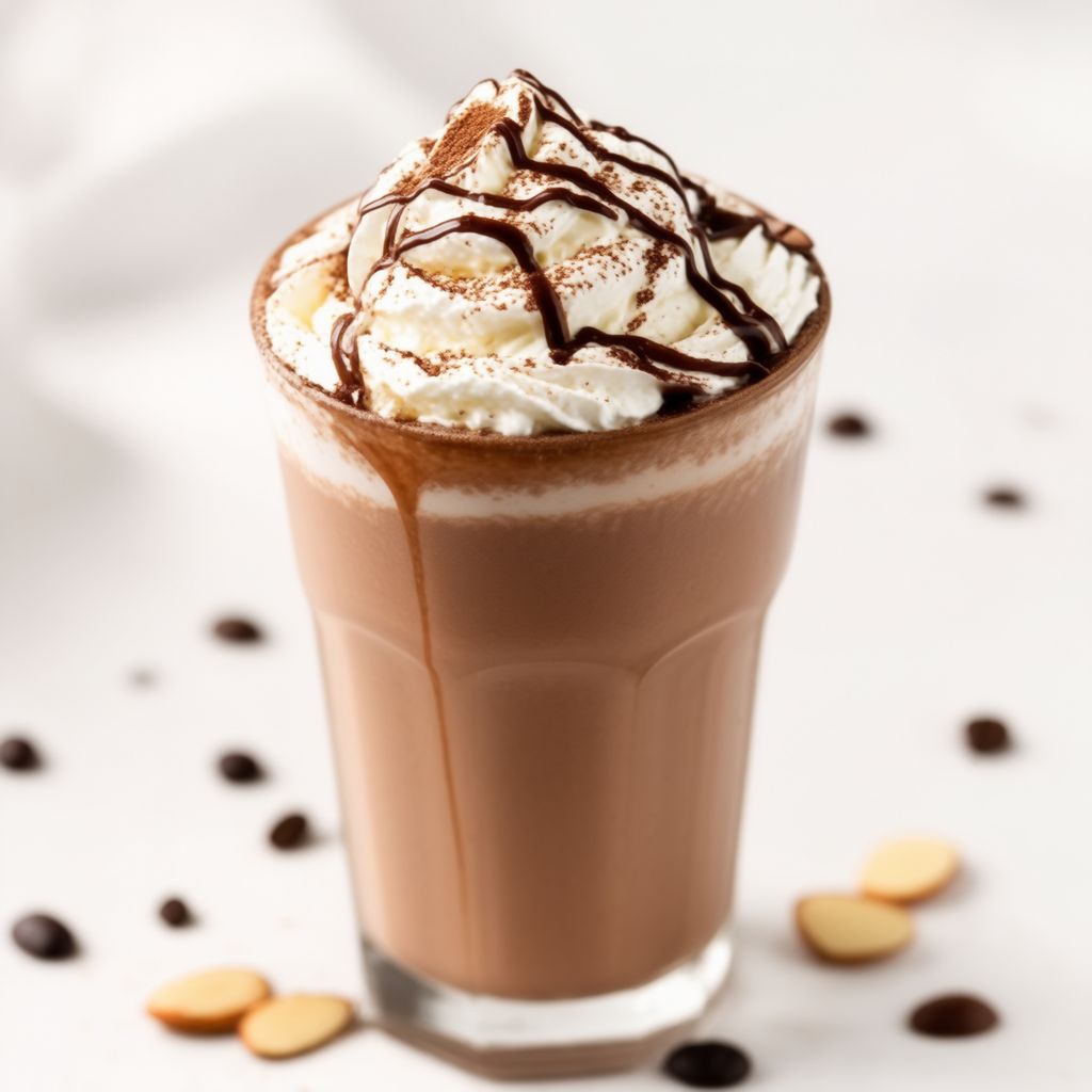 Cremiger Mandel-Mocha-Smoothie