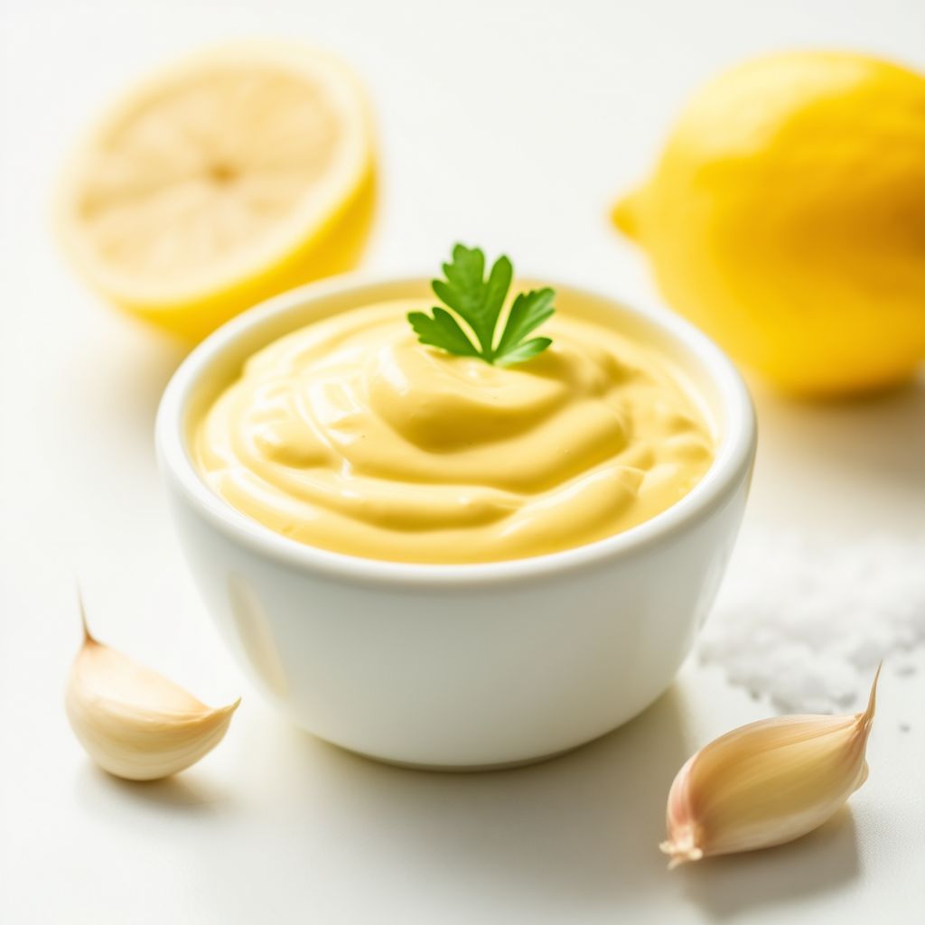 Cremige Knoblauch-Zitronen-Aioli