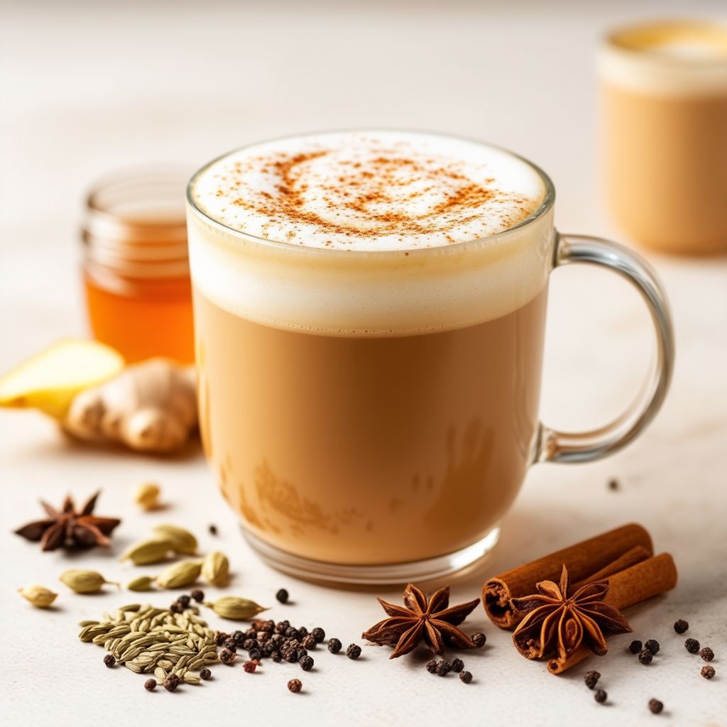 Warm Spiced Chai Latte
