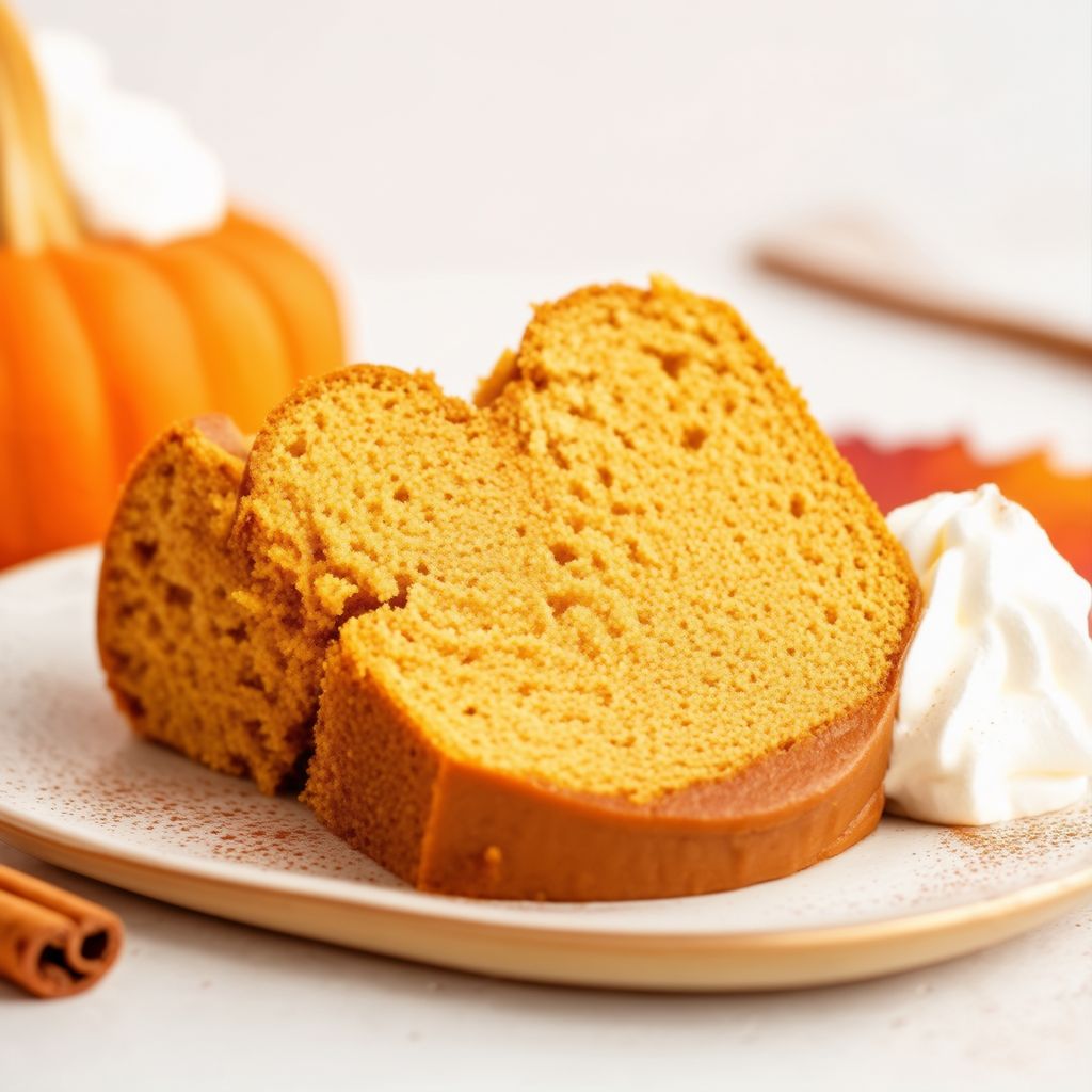 Gewürzter Kürbis Wolkenkuchen