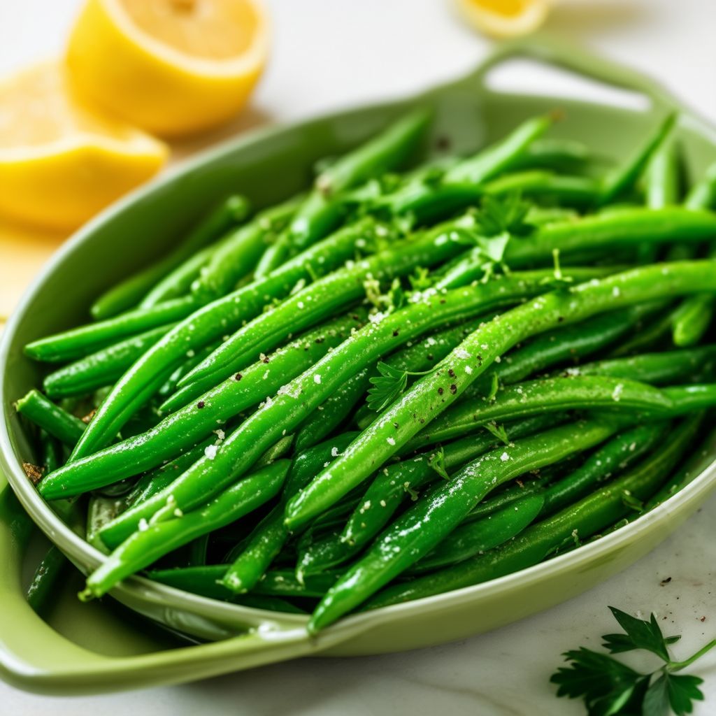 Zesty Buttered Green Beans