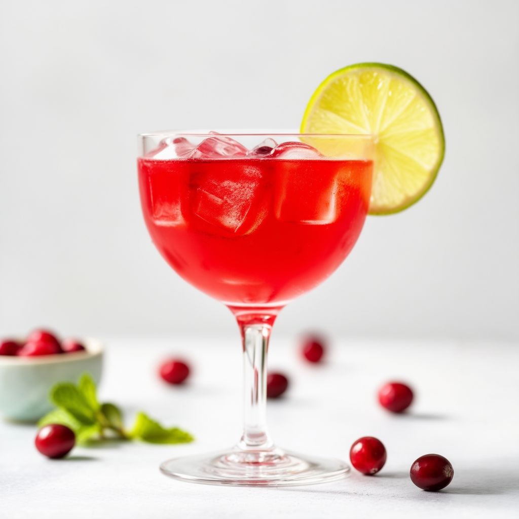 Cranberry Lime Delight Cocktail
