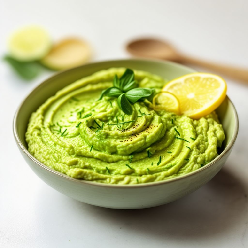 Creamy Avocado Garlic Spread