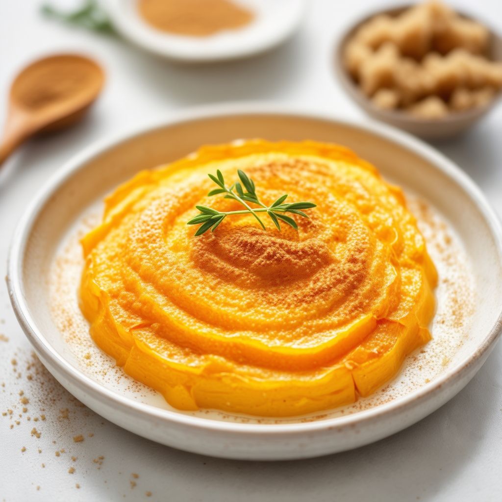 Cremiger Gewürz-Kürbis-Auflauf
