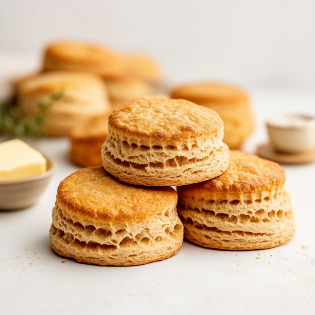Biscotti d'oro di farina integrale con lievito madre