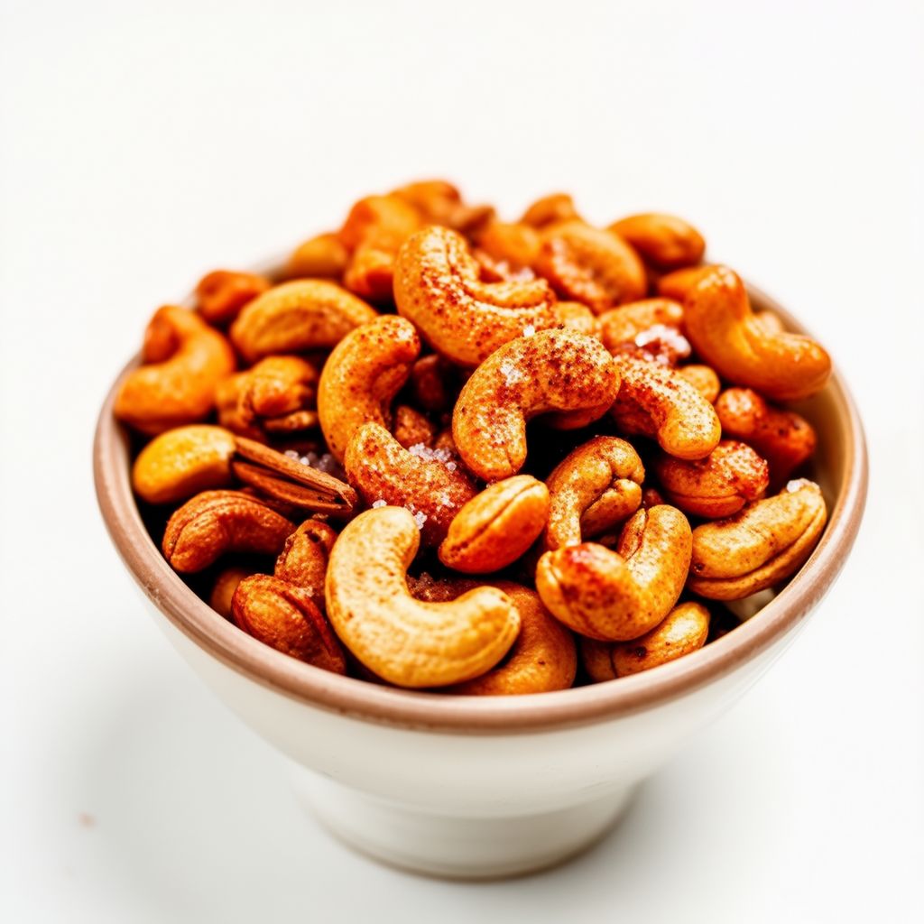 Gewürzter Honig-Cashew-Crunch