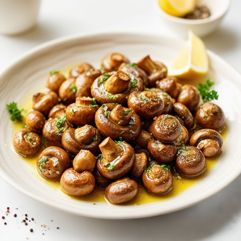 Garlic and Herb Sautéed Mushrooms with White Wine