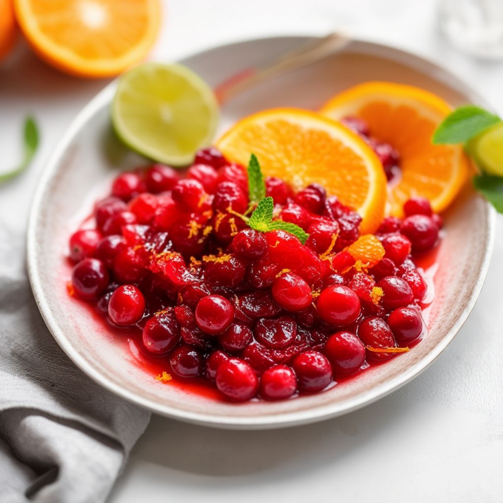 Würzige Cranberry-Zitrus-Relish