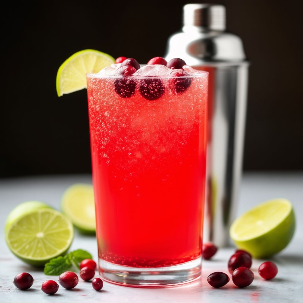 Fizz di Vodka al Mirtillo e Lime