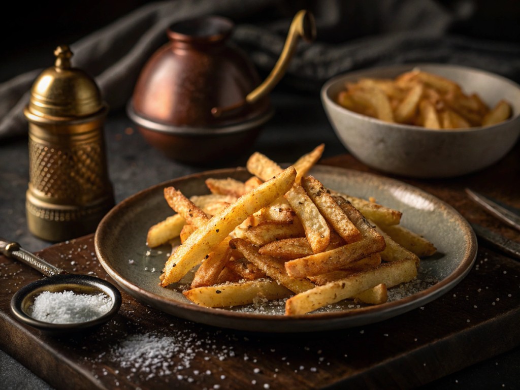 Knusprige Heißluftfritteusen‑Pommes