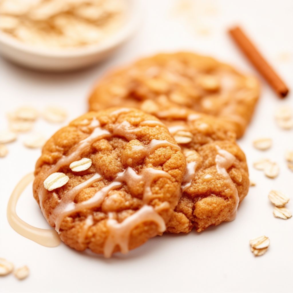 Biscotti d'Avena alla Cannella Glassati
