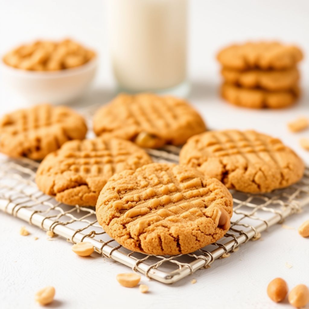 Crunchy Peanut Butter Bliss Cookies