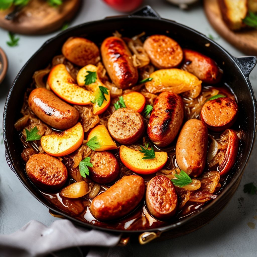 Savory Sausage and Apple Skillet