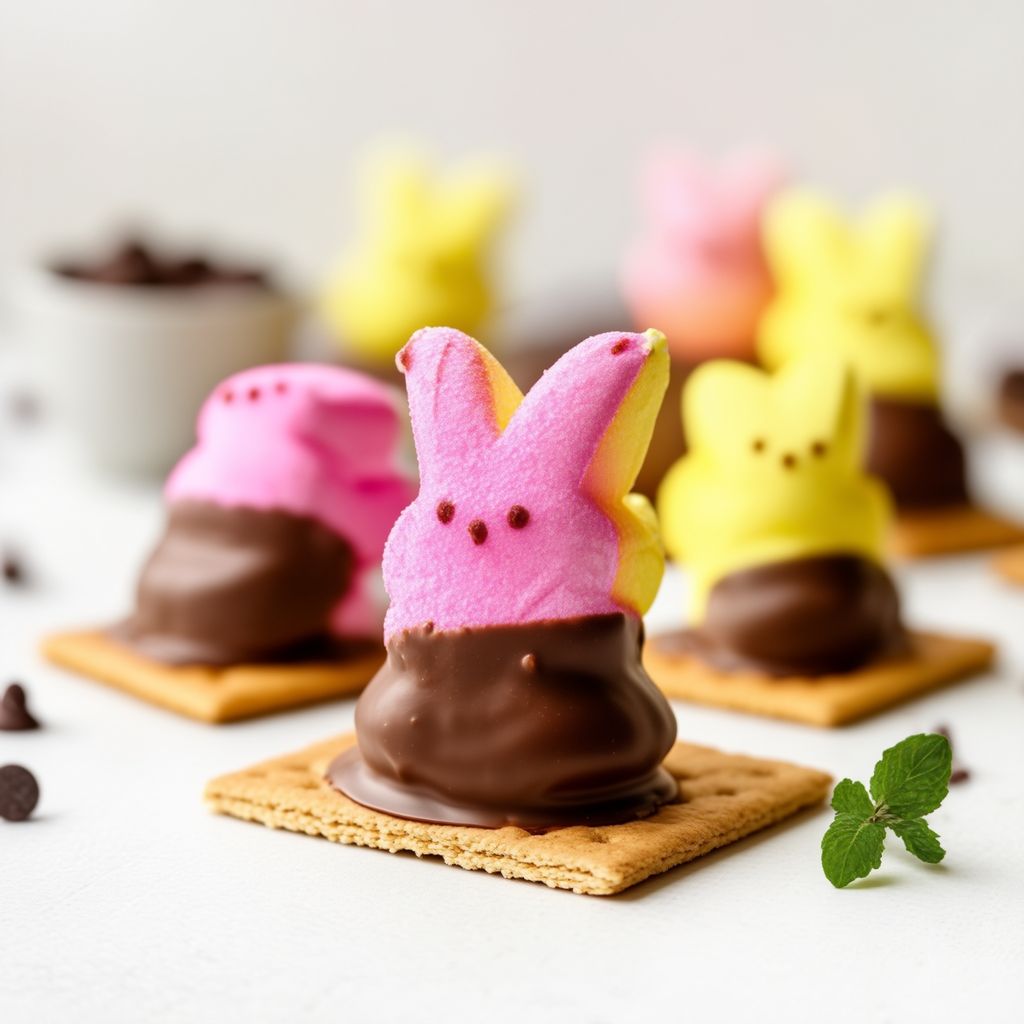 Chocolate-Dipped Peeps Delight