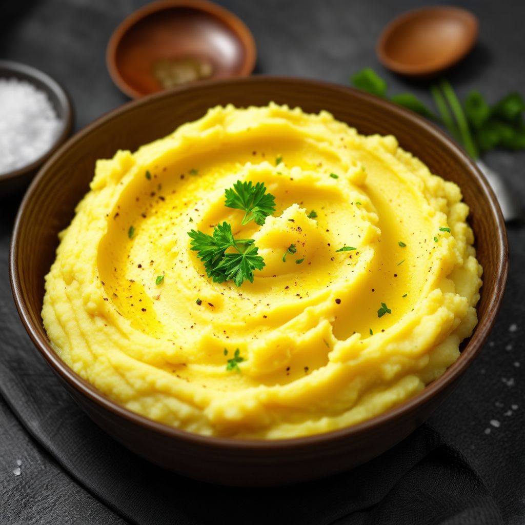 Creamy Garlic Mashed Potatoes with a Twist