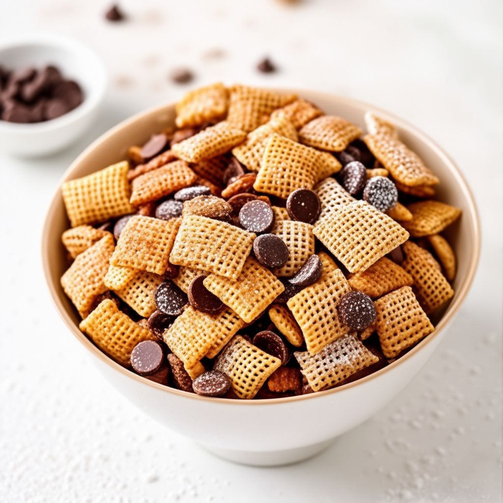 Schokoladen-Erdnussbutter-Chex-Mix