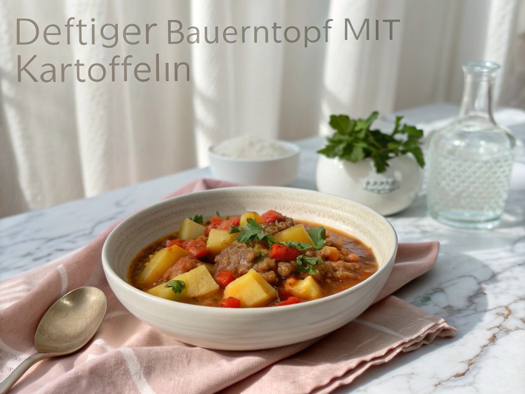 Deftiger Bauerntopf mit Kartoffeln